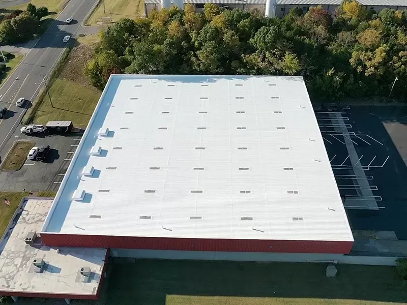 Commercial roof completed by Glick Roofing Systems, photo 2