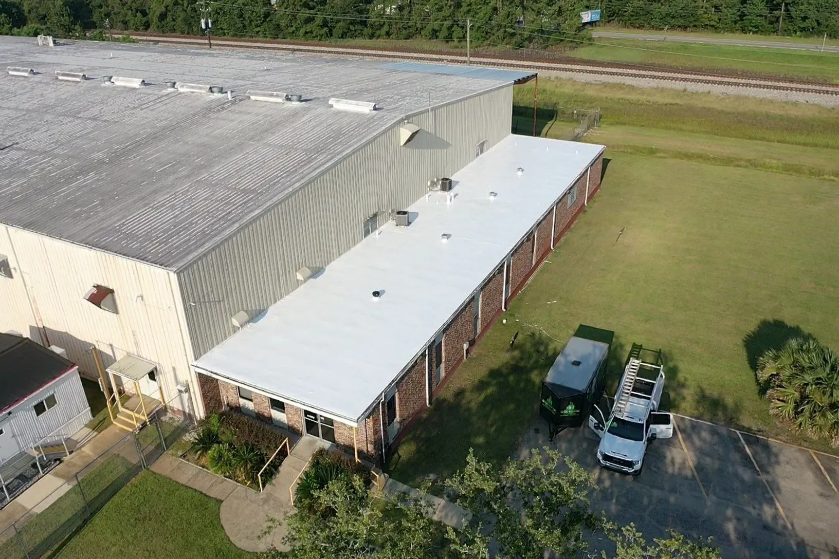 Commercial roof completed by Glick Roofing Systems, photo 3